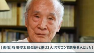 【画像】谷川俊太郎の歴代妻は3人！マザコンで恋多き人と有名だった！